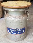 Milk Can Stool 