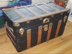 Antique Oak Strapped Chests