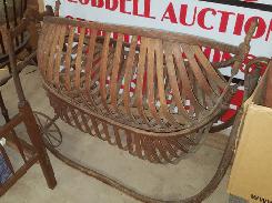 Wood Stave Child's Field Cradle