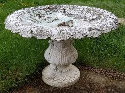Cement Bird Bath