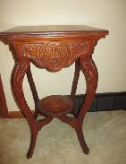 Square Oak Fern Stand