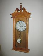 Modern Oak Daniel Dakota Wall Clock 