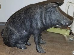 Cast Iron Pig Bank