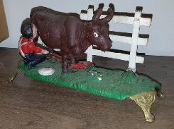 Farm Milking Cow Mechanical Bank