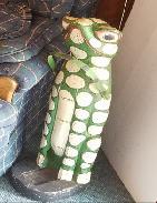 Carved Frog Umbrella Stand 