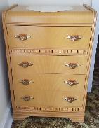 Deco Blonde Waterfall Chest & Vanity 