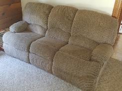 Lazy Boy Over Stuffed Dual Reclining Sofa 