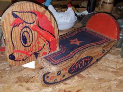 Early Wooden Hobby Horses 