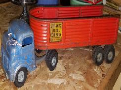 Structo Steel Co. Truck & Trailer Set 