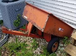 Wheel Horse Steel Pull Lawn Cart
