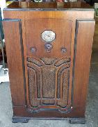  Stromberg-Carlson Walnut Deco Floor Model Radio 