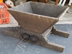 Wooden Hopper Fruit Press