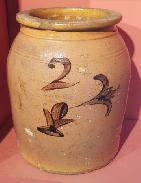Whitewater Lily Decorated Crock 
