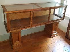 Oak 6.5' Glass Display Case