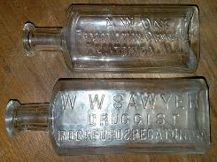 Antique Bottle Collection 