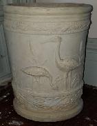 Rare Redwing Crane Umbrella Stand 