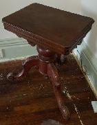 Civil War Era Walnut Parlor Table 