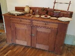 1840 Country Walnut Sideboard 