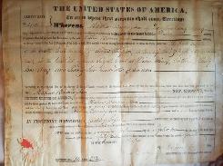 1848 U.S. Land Grant for the Barningham Farm 