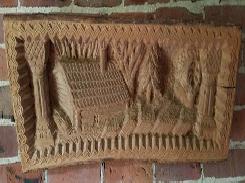 German Black Forest Carved Wall Plaque
