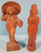 Collection of Wooden Statues & Masks 