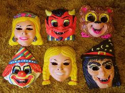 Old Halloween Masks 