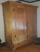 French Walnut 2 Door Wardrobe