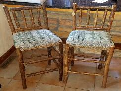 Old Hickory Custom Northwoods Bar Stools