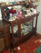 Oak Empire Curve Glass Buffet 