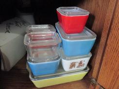 Pyrex Refrigerator Jars