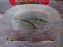 Limoge Hand Painted Musky Platter