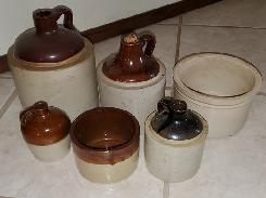 Western Brown Top Small Jugs 