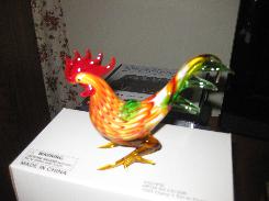   Venetian Glass Rooster 