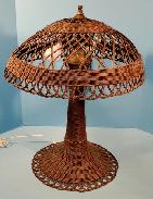 Wicker Table Lamp