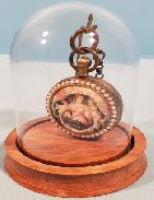 Enamel & Pearl Decorated Pocket Watch 