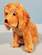 Antique Long Mohair Sitting Dog