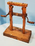 Primitive Tin Roller Press 