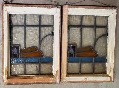Leaded Art Glass Deco Style Windows