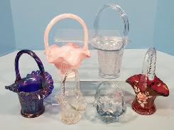 Fenton Glass Baskets 