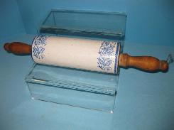 Stoneware Wildflower Rolling Pin