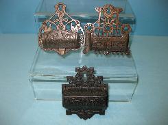 Vict. Cast Iron Match Safes
