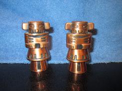 Copper Aztec Salt & Pepper