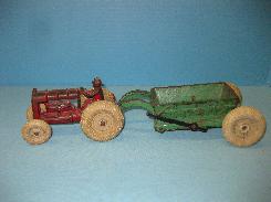Arcade Allis-Chalmers Tractor & Dump Trailer