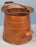 Klemm & Co. Copper/Brass Bottler's Machinery Pail