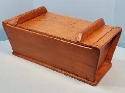 Primitive Pine Dough Trough & Lid