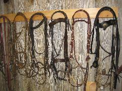 Antique Horse Leather Bridle & Bit Sets 