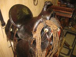 Western High Back Riding Saddle 