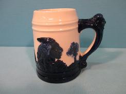     Sleepy Eye Western 22 Oz. Cobalt Blue & White Mug 