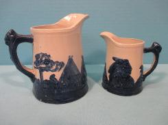    Sleepy Eye Flemish Pitchers 