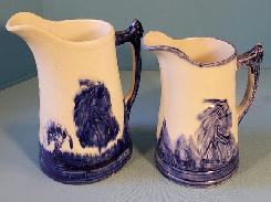   Sleepy Eye Blue & White No. 3 Pitcher 